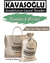 Kavasoğlu Osmancık Pirinci 2kg Doğal Torba