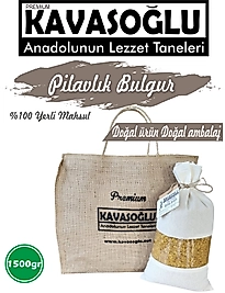 Kavasoğlu Pilavlık Bulgur 1500gr Bez Çuval