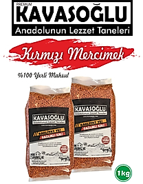 Kavasoğlu Kırmızı Mercimek 1kg